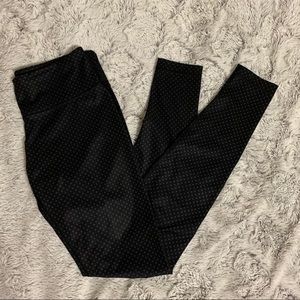 Lululemon Black Dotted Leggings